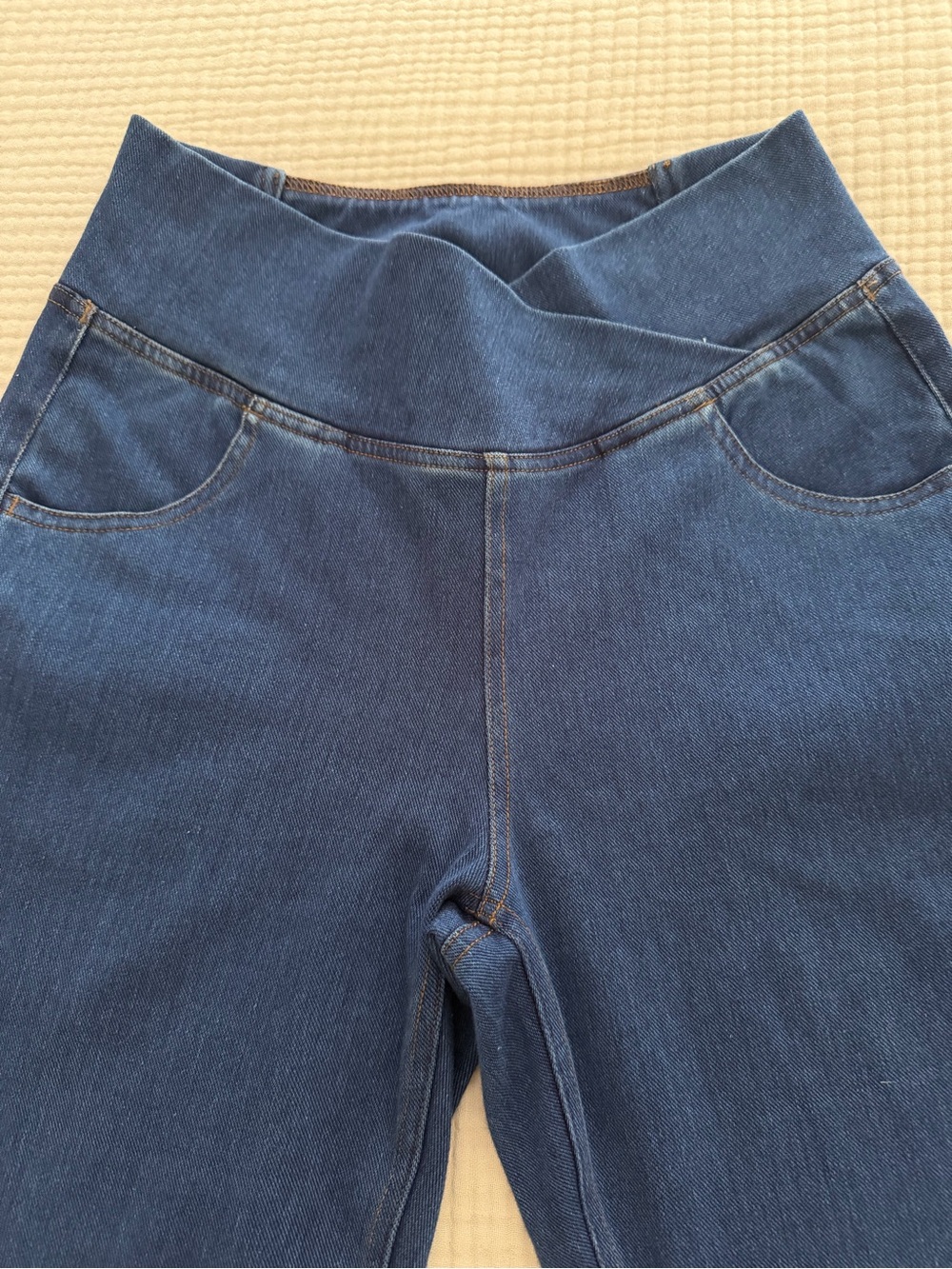 HALARA Medium Wash Blue Flare Pull-On Jeans - Picture 3 of 6